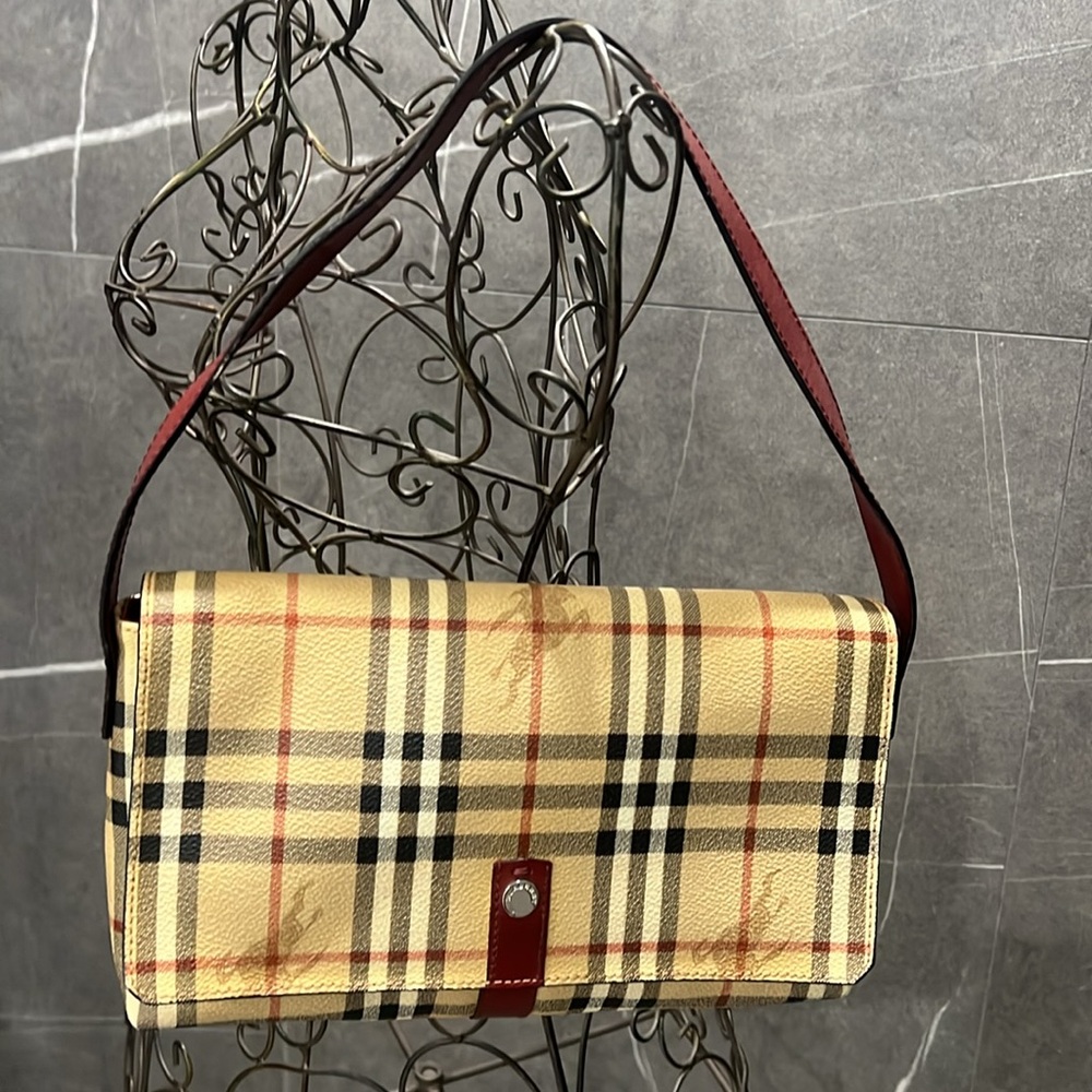 Burberry classic nova Tan and Brown Checkered Bag - Picture 1 of 16
